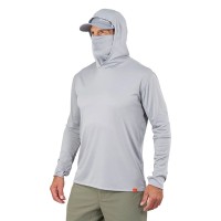 Grundens Tough Sun Masked Hoodie Mist Grundens Tough Sun Masked Hoodie Mist