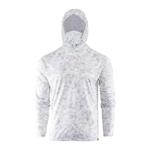 Grundens Tough Sun Masked Hoodie Squall Camo