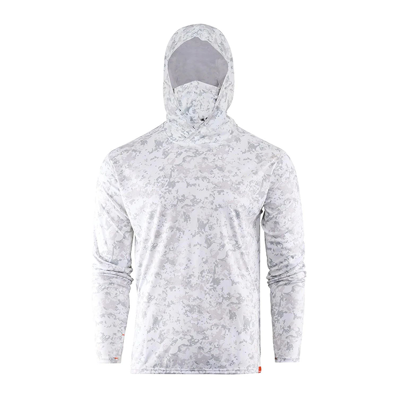 Grundens Tough Sun Masked Hoodie Squall Camo