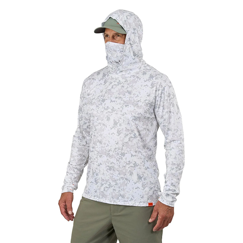 Grundens Tough Sun Masked Hoodie Squall Camo