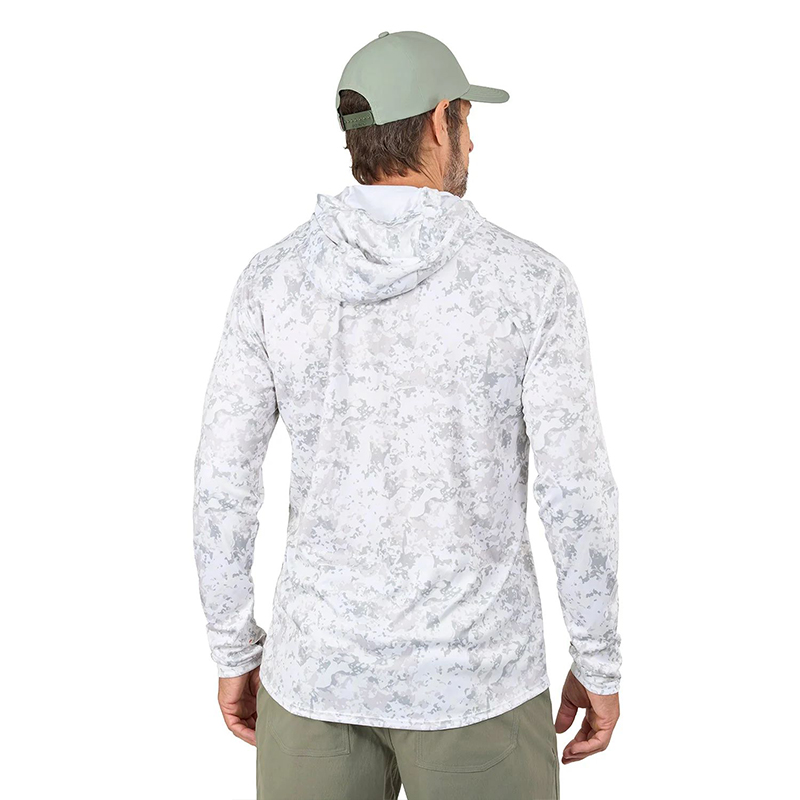 Grundens Tough Sun Masked Hoodie Squall Camo