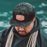 Grundens We Are Fishing Camo Trucker Admiral Black Camo Grundens We Are Fishing Camo Trucker Admiral Black Camo
