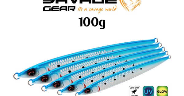 Savage Gear Sardine Slider Jig 40gr UV – Esca Artificiale Per Spinning A Spiaggia