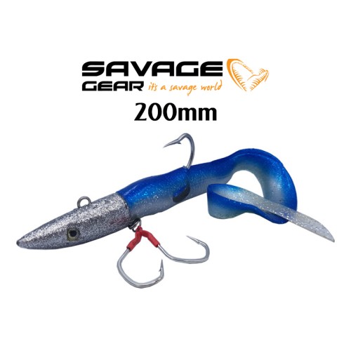 Savage Gear Pre-Rigged 3D Real Eel Bulk 200mm 90g