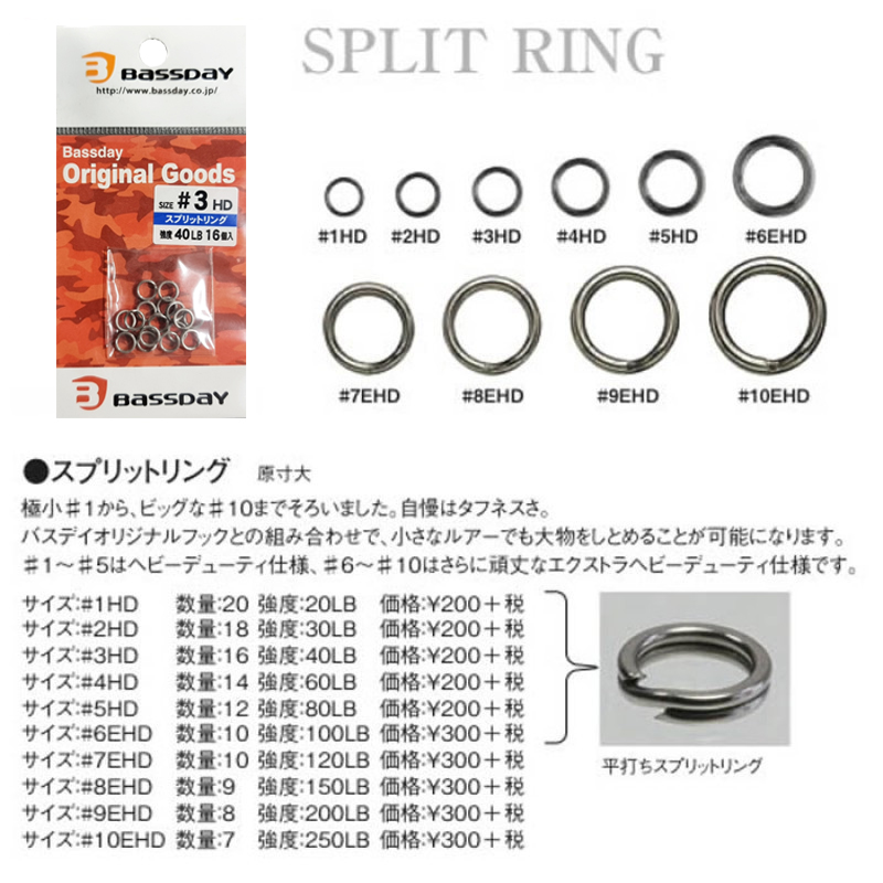 Bassday Split Rings