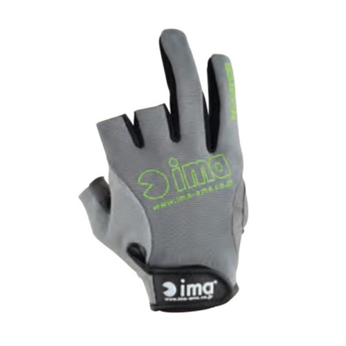 Ima Original Mesh Gloves 3 Fingers Cut Charcoal