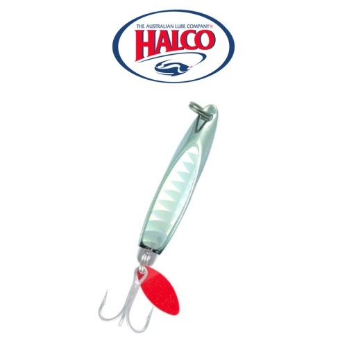 Halco Twisty with Red Teaser Chrome